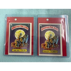 Vintage 1986 Topps Garbage Pail Kids UK Minis Series 1 5A and 5B